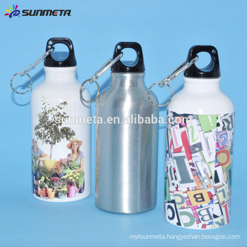 400ML Silver sublimation sports water bottle